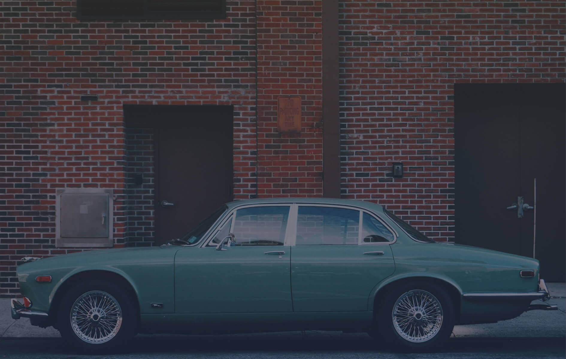 the green car